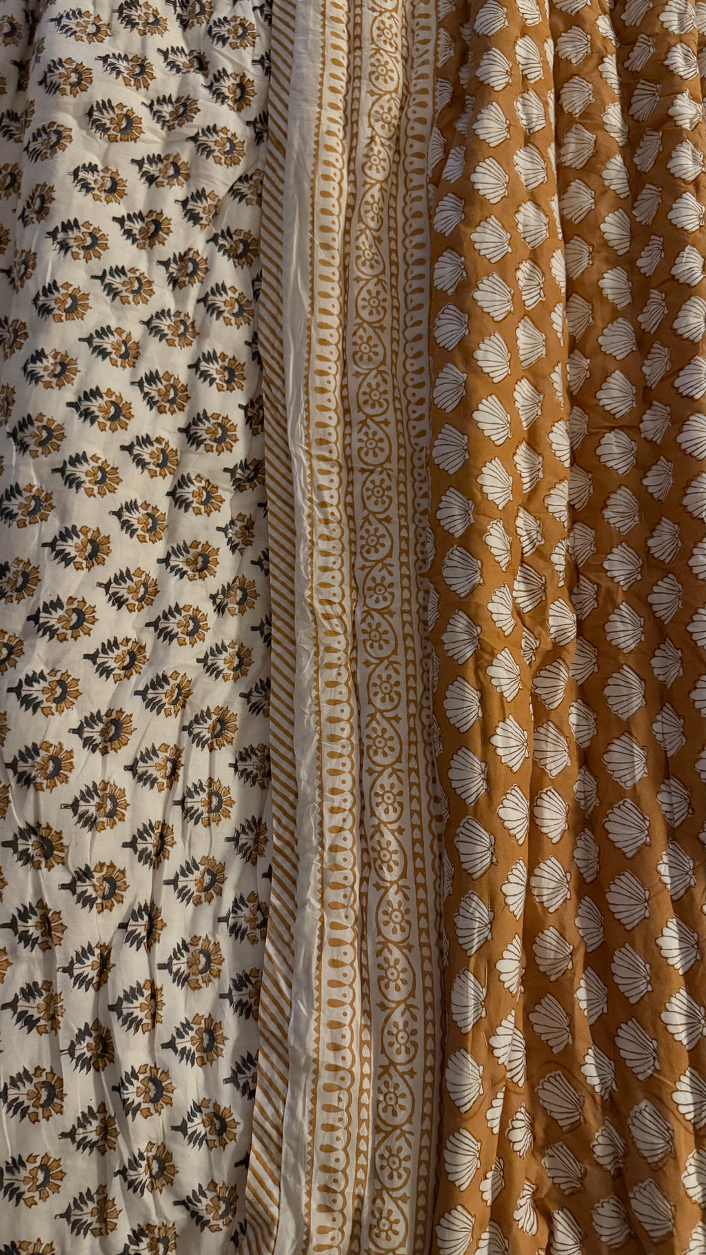 Handmade Block Printed Cotton Quilt – Super King 108” x 108”